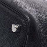 HERMES エルメス ピコタンロック PM  黒 シルバー金具 □M刻印(2009年頃) レディース トリヨンクレマンス ハンドバッグ Aランク 中古 銀蔵