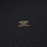 Hermes Hermes Picon Lock MM Kasak Blue Nuy / Vercripress Gold Bracket Y Engraved (around 2020) Ladies Leather Handbag New Sink