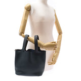 Hermes Hermes Picon Lock MM Kasak Blue Nuy / Vercripress Gold Bracket Y Engraved (around 2020) Ladies Leather Handbag New Sink