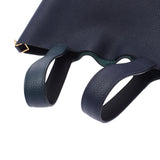 Hermes Hermes Picon Lock MM Kasak Blue Nuy / Vercripress Gold Bracket Y Engraved (around 2020) Ladies Leather Handbag New Sink