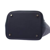 Hermes Hermes Picon Lock MM Kasak Blue Nuy / Vercripress Gold Bracket Y Engraved (around 2020) Ladies Leather Handbag New Sink