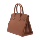 Hermes Birkin bag 30 gold silver hardware t