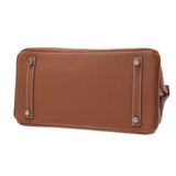 Hermes Birkin bag 30 gold silver hardware t