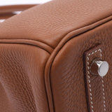 Hermes Birkin bag 30 gold silver hardware t