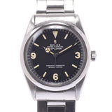 ROLEX Rolex Explorer 1 CAL.1570 Hack No Antique 1016 Men's SS Watch Automatic Wound Black Table AB Rank Used Sinkjo