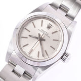 ROLEX Rolex Oyster Peacher 76080 Women's SS Watch Automatic Wound Silver Document A-Rank Used Sinkjo