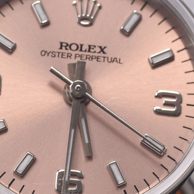 劳力士（rolex）Rolex Oyster Perpetual 76080 Ladies SS手表自动上链粉红色表盘等级二手Ginzo