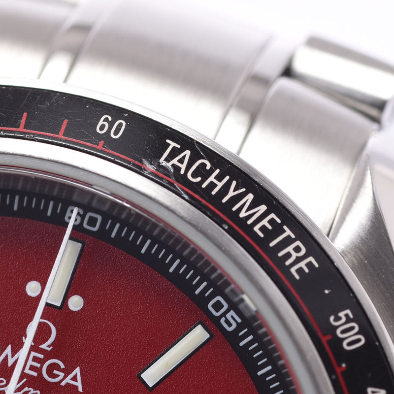 OMEGA Omega Speed ​​Master Racing 326.30.40.50.11.001 Men's SS Watch Automatic Read Red Table A-Rank Used Sinkjo