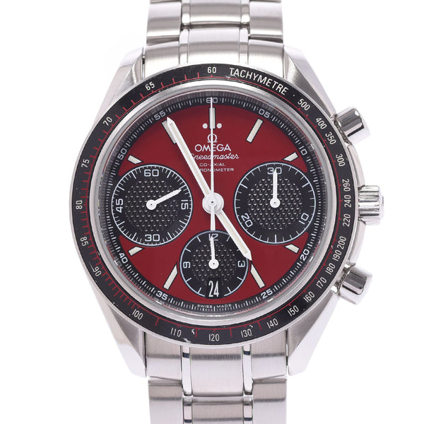 OMEGA Omega Speed ​​Master Racing 326.30.40.50.11.001 Men's SS Watch Automatic Read Red Table A-Rank Used Sinkjo