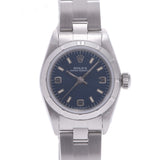 ROLEX Rolex Oyster Peacher 67230 Women's SS Watch Automatic Wound Blue 369 A Rank Used Silgrin