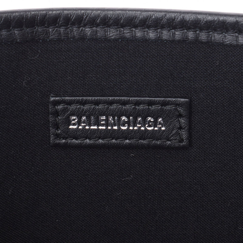 BALENCIAGA Valenciaga Neibika Bus White System / Black 581292 Women's Canvas / Leather Handbag A-Rank Used Sinkjo