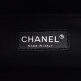 CHANEL CHANEL Paris Biarritz Tote PM Black Women's Canvas/Leather Tote Bag A Rank Used Ginzo