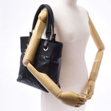 CHANEL CHANEL Paris Biarritz Tote PM Black Women's Canvas/Leather Tote Bag A Rank Used Ginzo