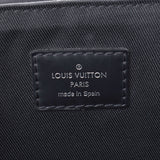 LOUIS VUITTON Monogram Eclipse District PM黑色/灰色M44000男士Monogram Eclipse扫描浴室单肩包A级二手Ginzo