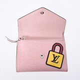 Louis Vuitton epita pouch trenrine pink m63325 Womens epileather triple Wallet