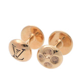 Louis Vuitton Louis Vuitton Buton Shet Motif Men的GP袖扣A级使用Silgrin