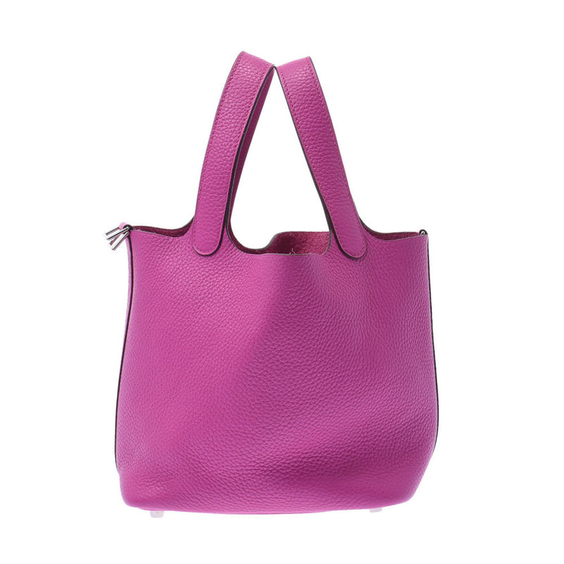 Hermes Picotin lock PM Magnolia silver hardware C / C