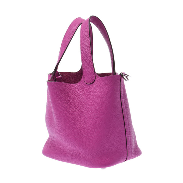 Hermes Picotin lock PM Magnolia silver hardware C / C