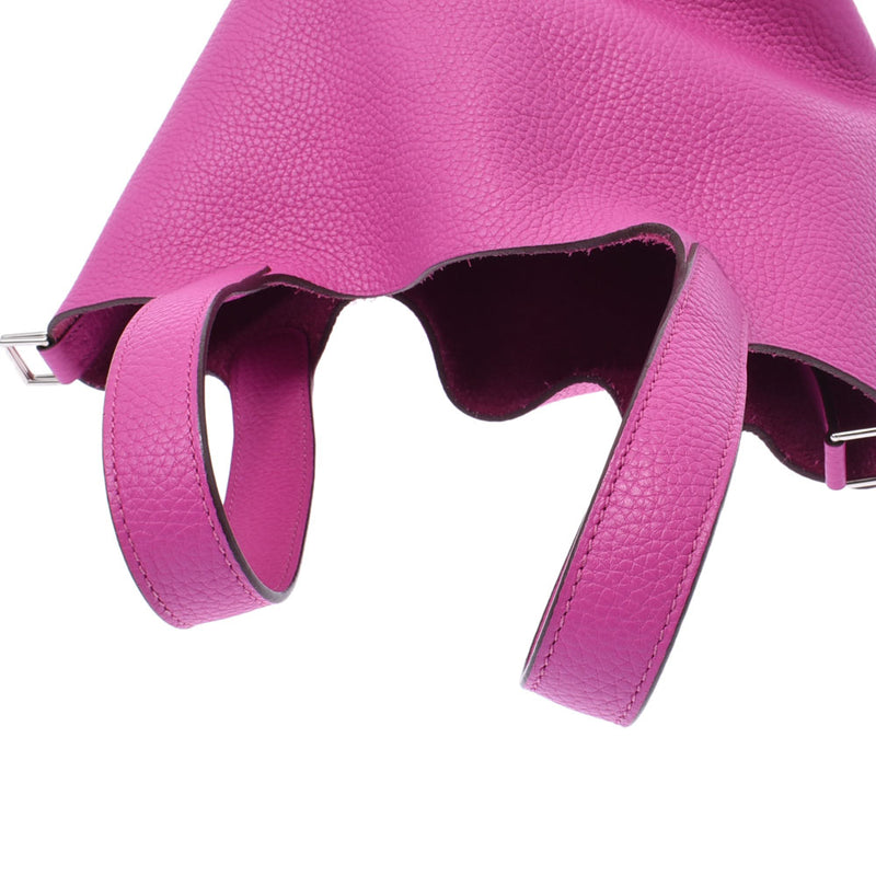 Hermes Picotin lock PM Magnolia silver hardware C / C