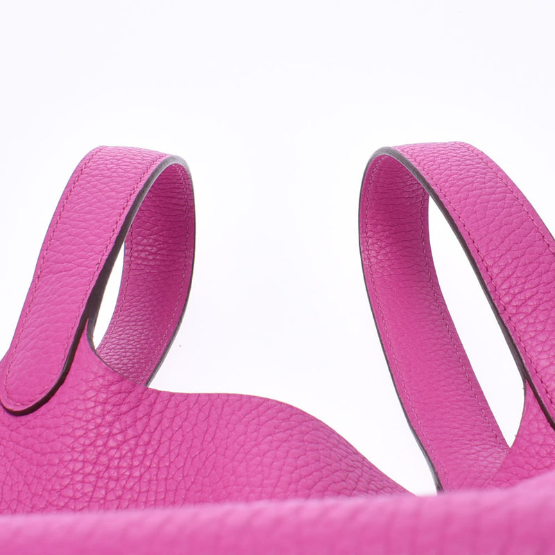 Hermes Picotin lock PM Magnolia silver hardware C / C