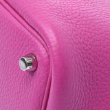 Hermes Picotin lock PM Magnolia silver hardware C / C
