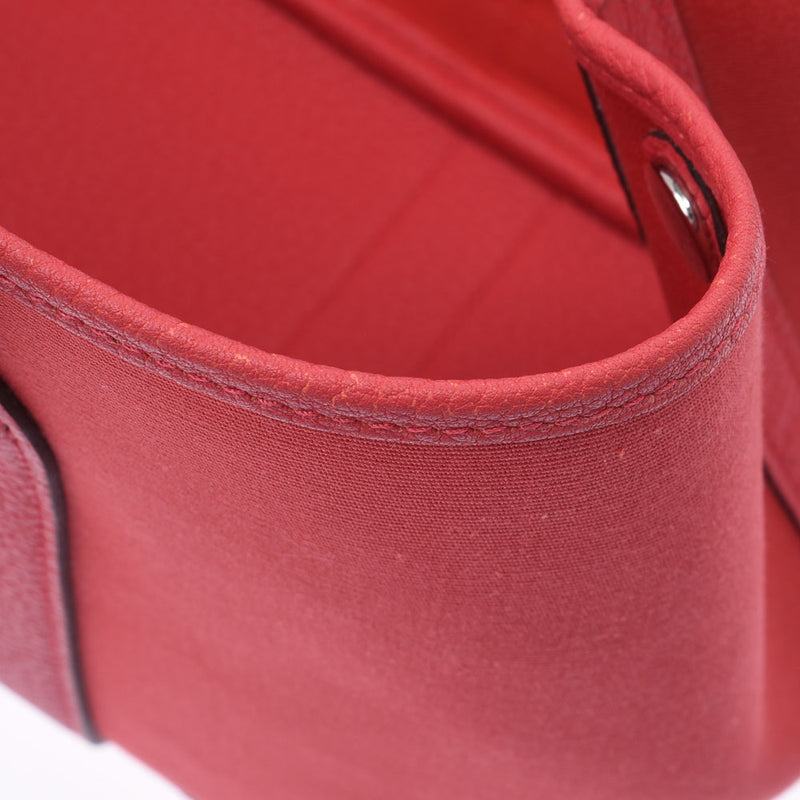 HERMES Hermes Garden Party TPM Bougainbilia C engraved in C (circ 2018): Ladies: The Reza Handbag A Rank, Used Silver Used Silver