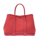 HERMES Hermes Garden Party TPM Bougainbilia C engraved in C (circ 2018): Ladies: The Reza Handbag A Rank, Used Silver Used Silver