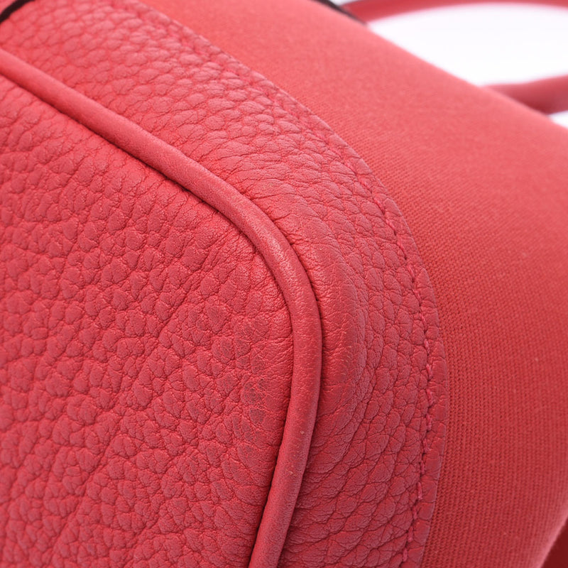 HERMES Hermes Garden Party TPM Bougainbilia C engraved in C (circ 2018): Ladies: The Reza Handbag A Rank, Used Silver Used Silver