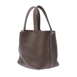 Hermes Hermes Picon Lock MM Ethoup Silver Football Y Engraved (around 2020) Women's Triyo Clemance Handbag Unused Silgrin