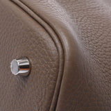 Hermes Hermes Picon Lock MM Ethoup Silver Football Y Engraved (around 2020) Women's Triyo Clemance Handbag Unused Silgrin