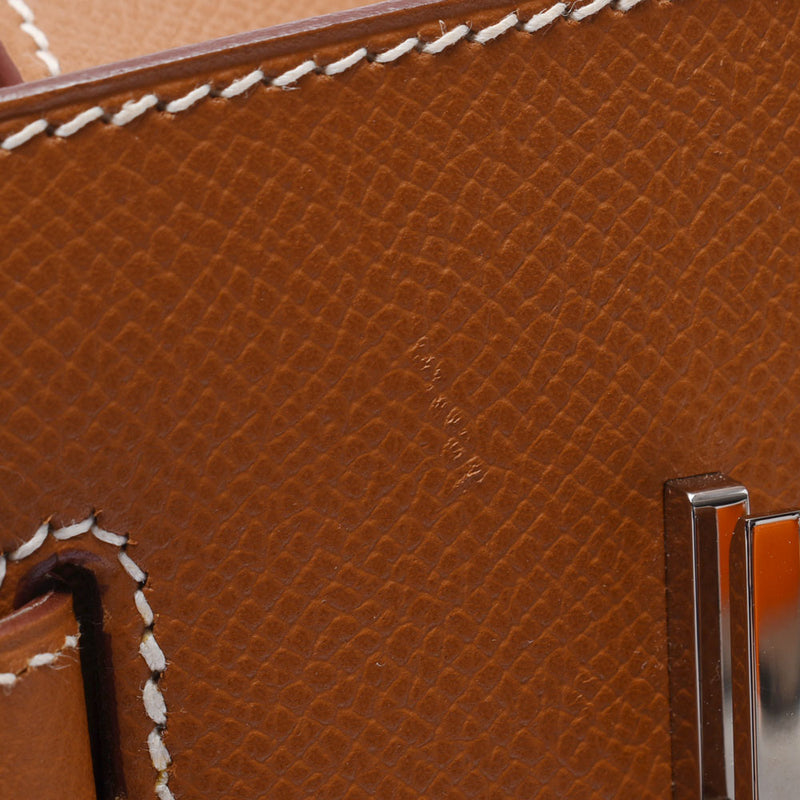 Hermes Birkin bag 30 gold silver hardware