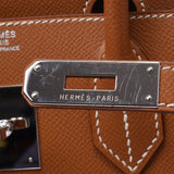 Hermes Birkin bag 30 gold silver hardware