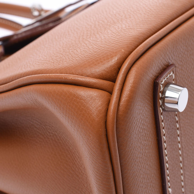 Hermes Birkin bag 30 gold silver hardware