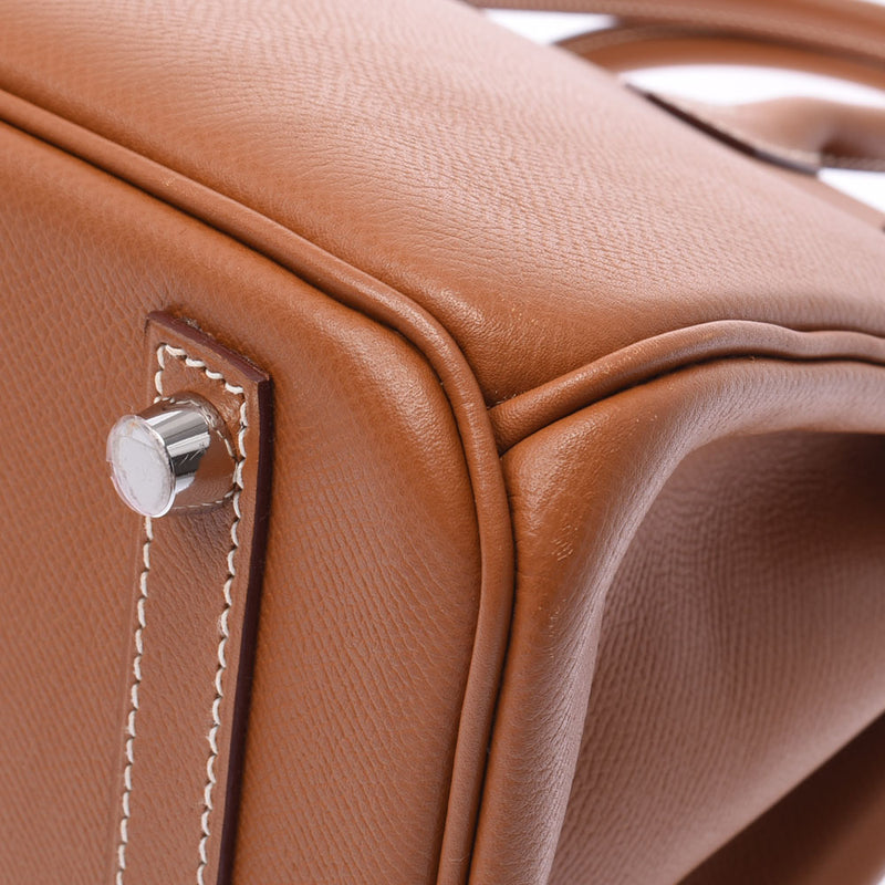 Hermes Birkin bag 30 gold silver hardware