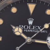 ROLEX Rolex Submarina Clasp Code K4 (Fourth Expected) Tritium 16800 Men's SS Watch Automatic Black Table AB Rank Used Silgrin