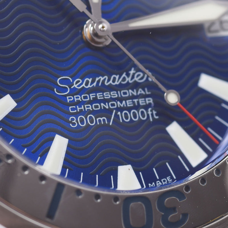 OMEGA Omega Seamaster Professional 300 2253.80 Men SS Watch Automatic Rolling Blue Characters A-Rank Used Silgrin