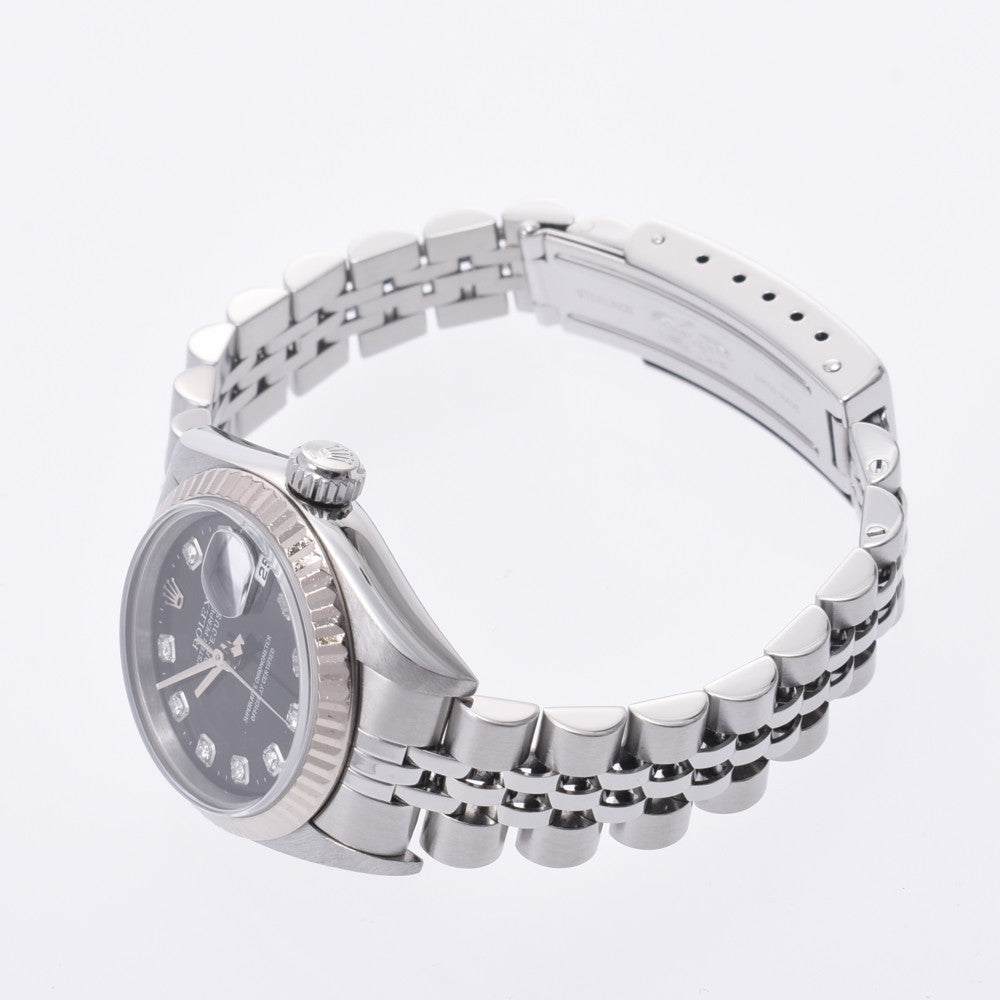 ROLEX デイトジャスト 79174G 10Pダイヤ WHダイヤル レディース