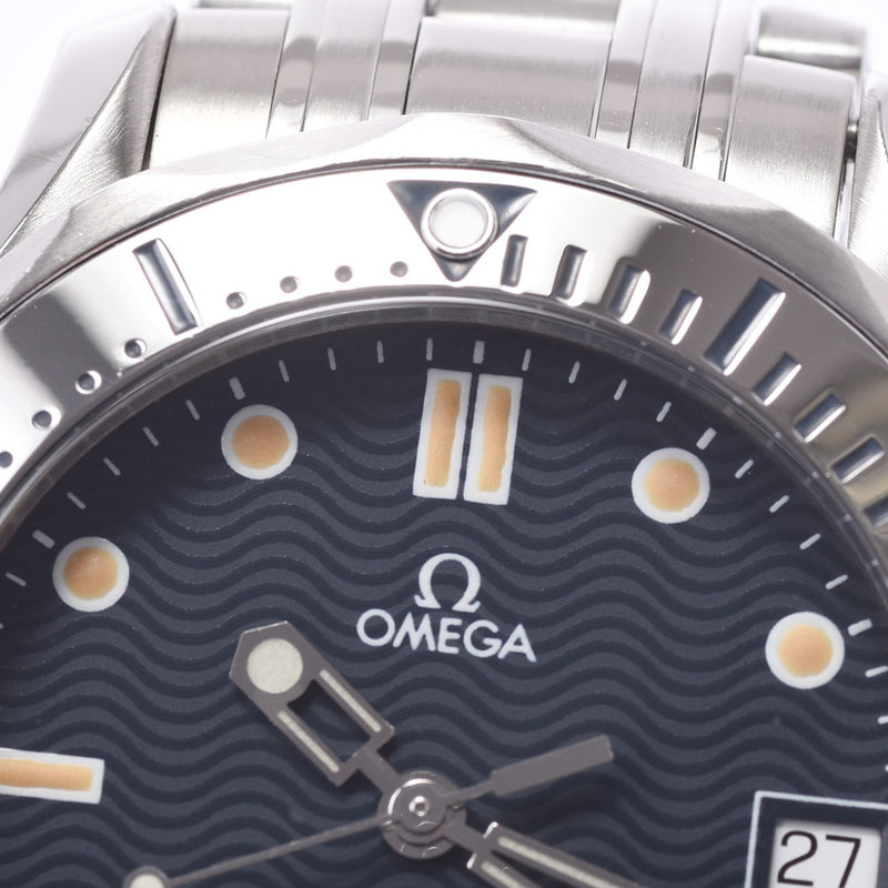 OMEGA オメガ シーマスター プロフェッショナル 2552.80 ボーイズ SS 腕時計 自動巻き ネイビー系文字盤 Aランク 中古 銀蔵