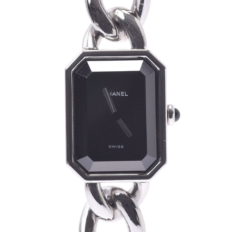 CHANEL シャネルプルミエールサイズ L Lady's SS watch quartz lindera board A rank used silver storehouse