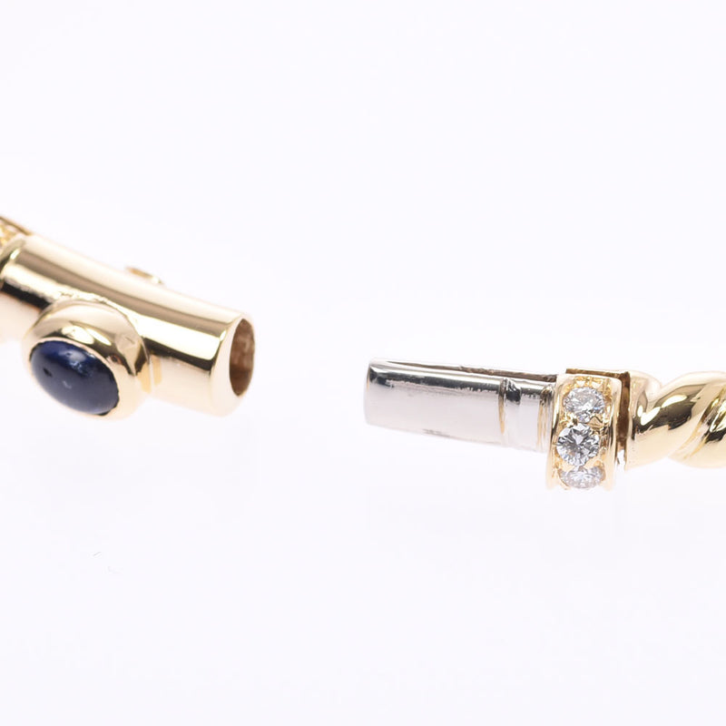 Mouawad Moard Women's K18YG / Sapphire / Diamond Bracelet A-Rank Used Silgrin