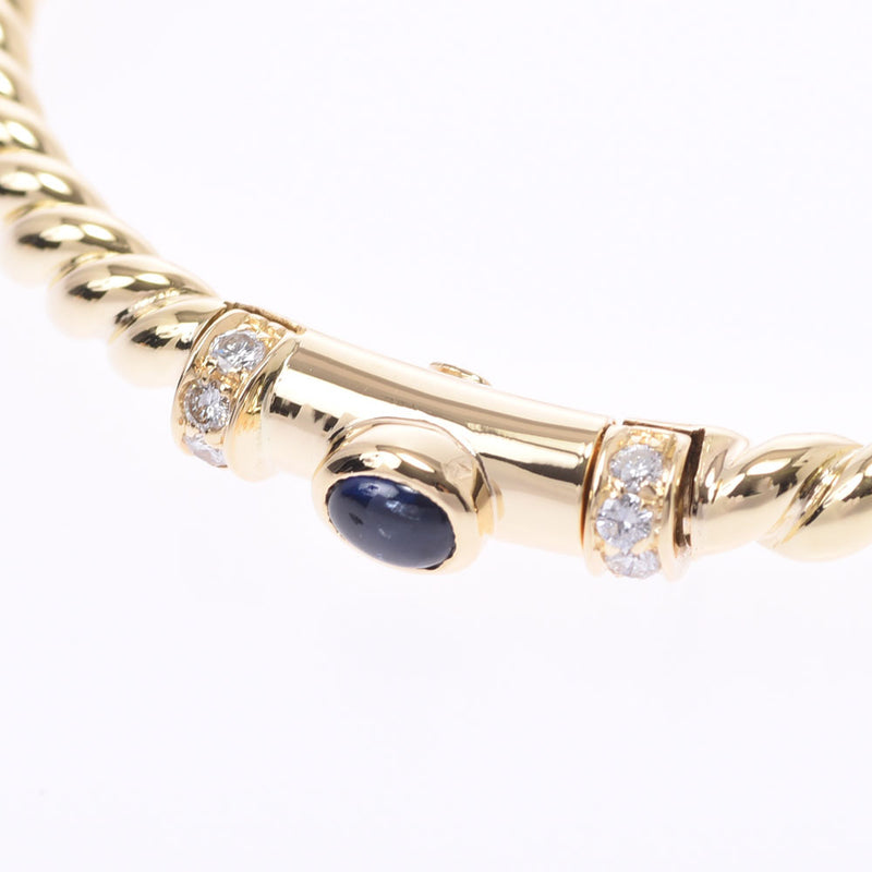 Mouawad Moard Women's K18YG / Sapphire / Diamond Bracelet A-Rank Used Silgrin