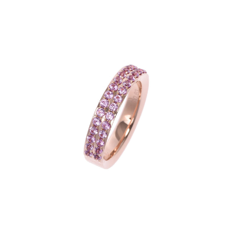 PONTE VECCHIO Pontevequio Pink Sapphire 0.63CT No. 5 Women's K18PG Ring / Ring A Rank Used Silgrin