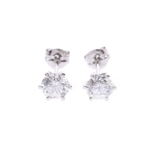 Another diamond Diamond Dial 0.505 CT / 0.516 CT E / f-v1-g / VG ladies Pt 900 platinum earrings