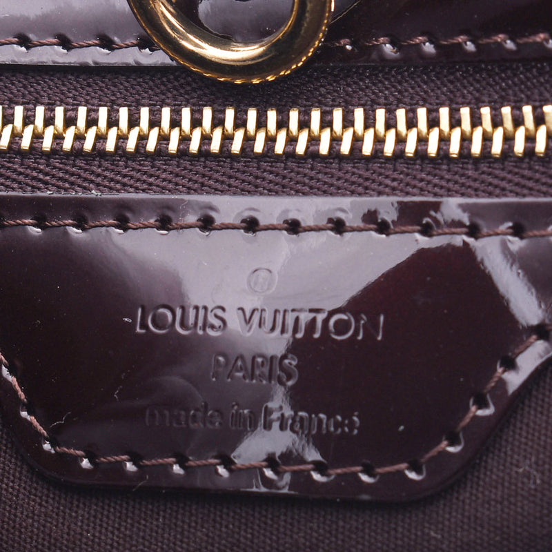 LOUIS VUITTON路易威登Verni Wilshire PM Allamant M93641女士Monogram Verni手提包A级二手Ginzo