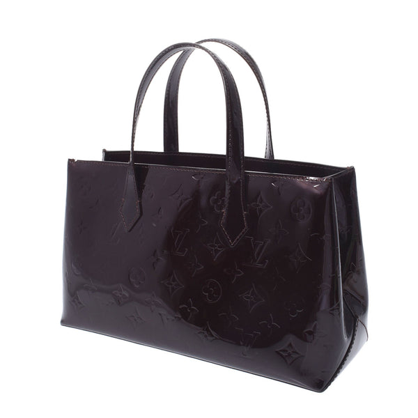 LOUIS VUITTON Louis Vuitton Verni Wilshire PM Allamant M93641 Ladies Monogram Verni Handbag A Rank Used Ginzo