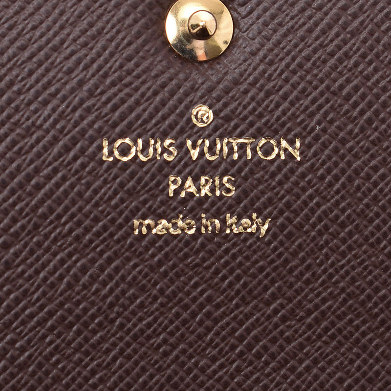 LOUIS VUITTON, Louis Viton, Port-forie, Normandy, Normandy, Magnolia, N61262, Ladies, Damiae, Canvas, long wallet, A-used silver storey.