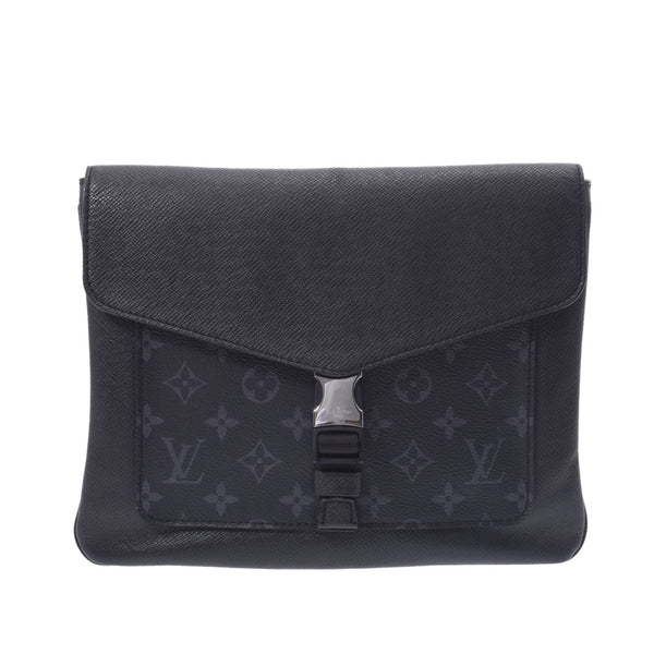 Louis Vuitton tiger Lama flap messenger Noir m30413 men's tiger leather / Monogram Leather Shoulder Bag