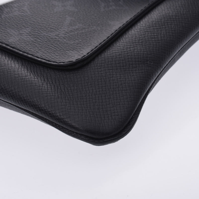 Louis Vuitton Tigarama Flap Messenger M30413 Men's Shoulder Bag Black  Leather