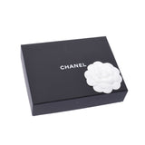 CHANEL Chanel CC Filigree Compact Wallet Red / Pink Gold Bracket Women's Caviar Skin Three Folded Wallets A-Rank Used Sinkjo