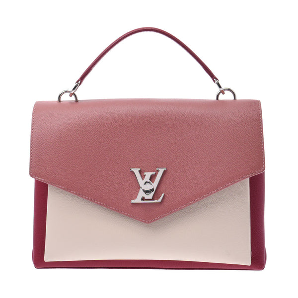 LOUIS VUITTON Louis Vuitton, 2WAY bag Roses/Bordeaux/Cream/Cream Silver fittings M51490 Ladies Reza handbag A rank used silver